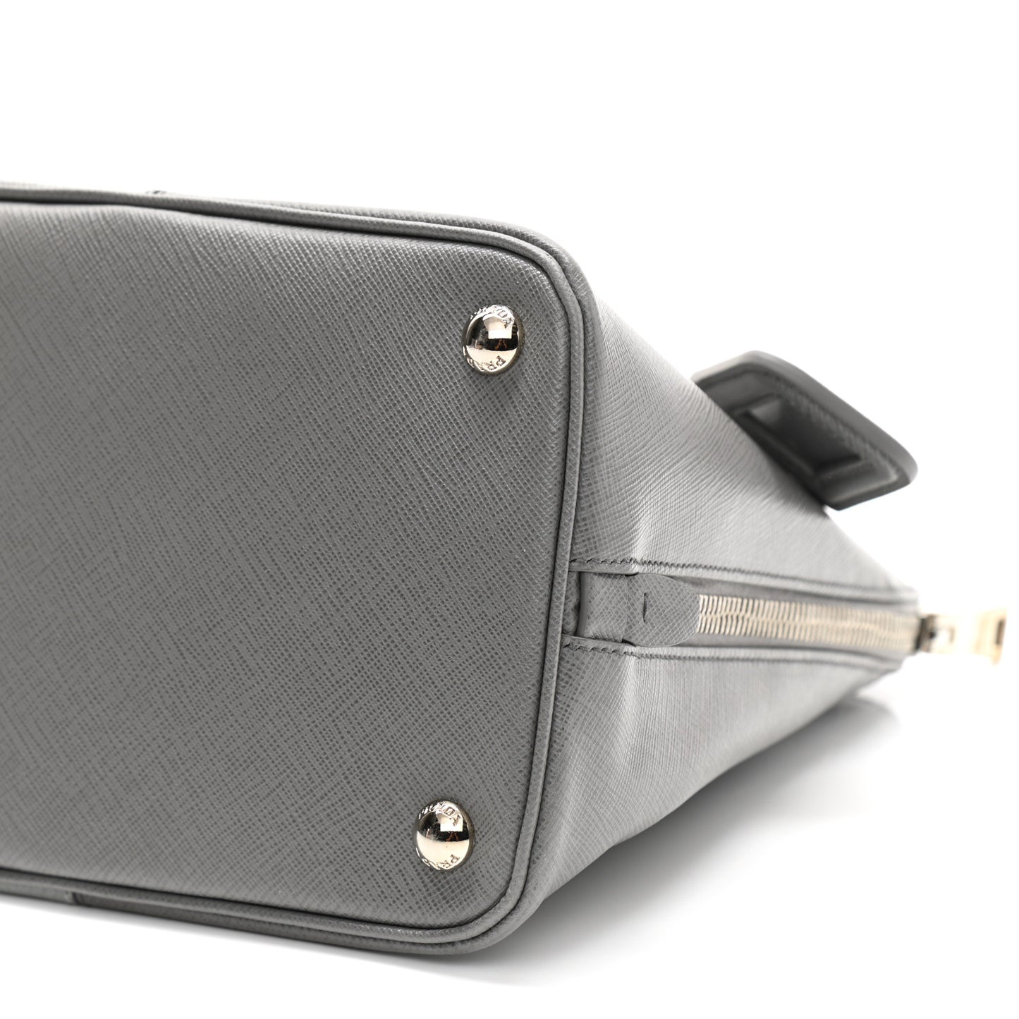 Saffiano Lux Bi-Color Promenade Tote Marmo Argilla