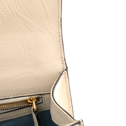 Gucci Calfskin Valentine's Day Exclusive Small Sylvie Top Handle Bag Ivory 11 of 15