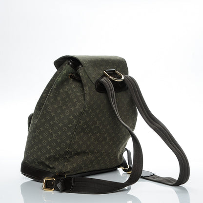 Louis Vuitton Mini Monogram Montsouris GM Backpack Kaki 3 of 6