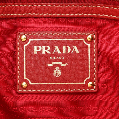 Prada Vitello Daino Tote Rosso 8 of 24