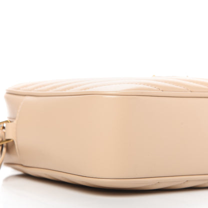 Saint Laurent Calfskin Matelasse Monogram Lou Camera Bag Dark Latte 6 of 11