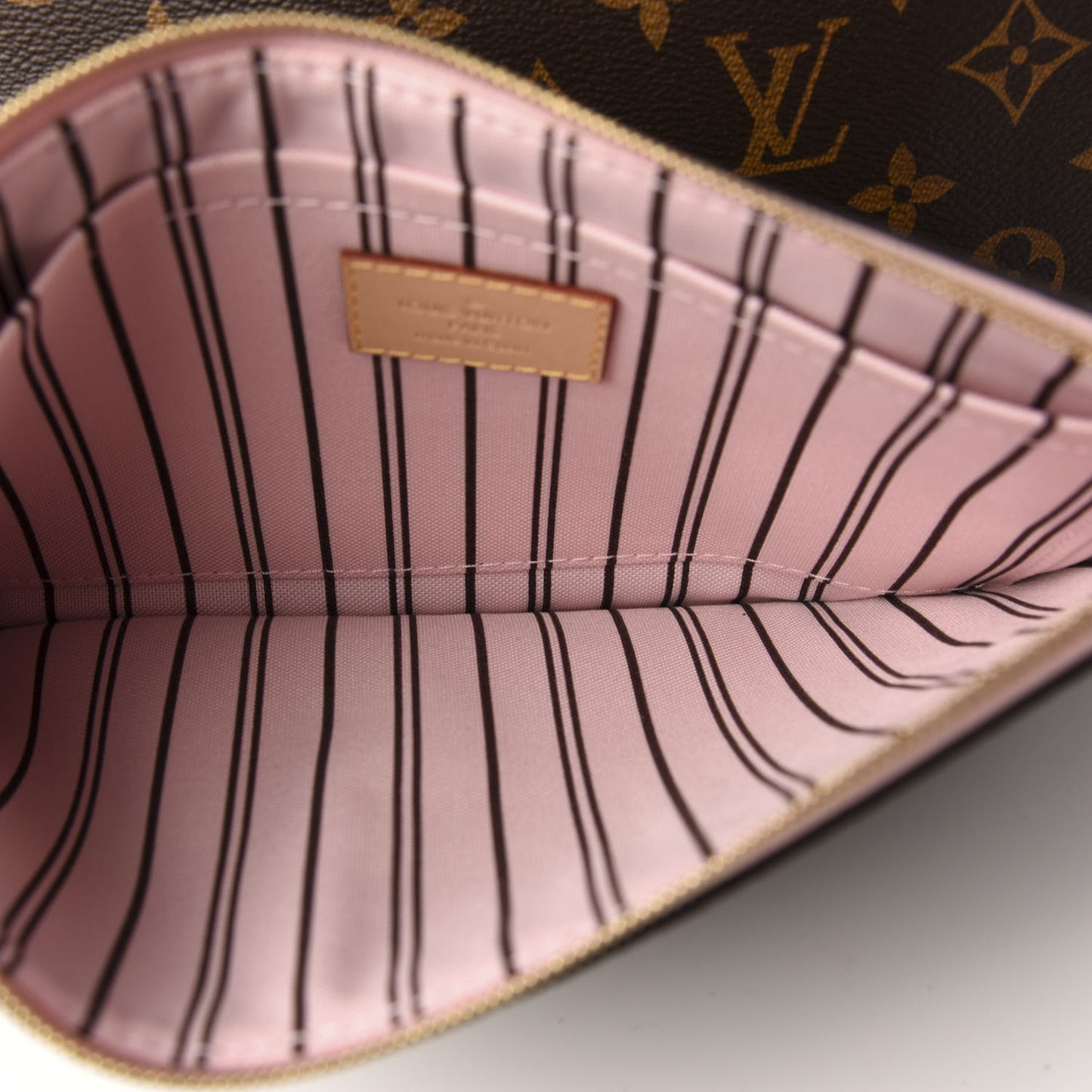 Monogram Neo Neverfull MM Rose Ballerine