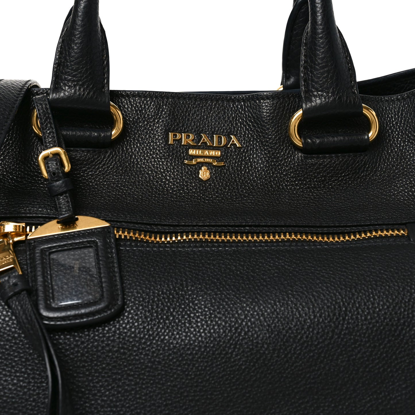 Vitello Phenix Shopping Bag Black