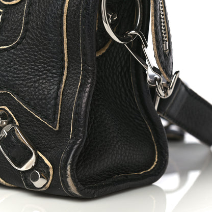 Balenciaga Supple Grained Calfskin Classic Silver Hardware Highlight Mini City Black 13 of 20