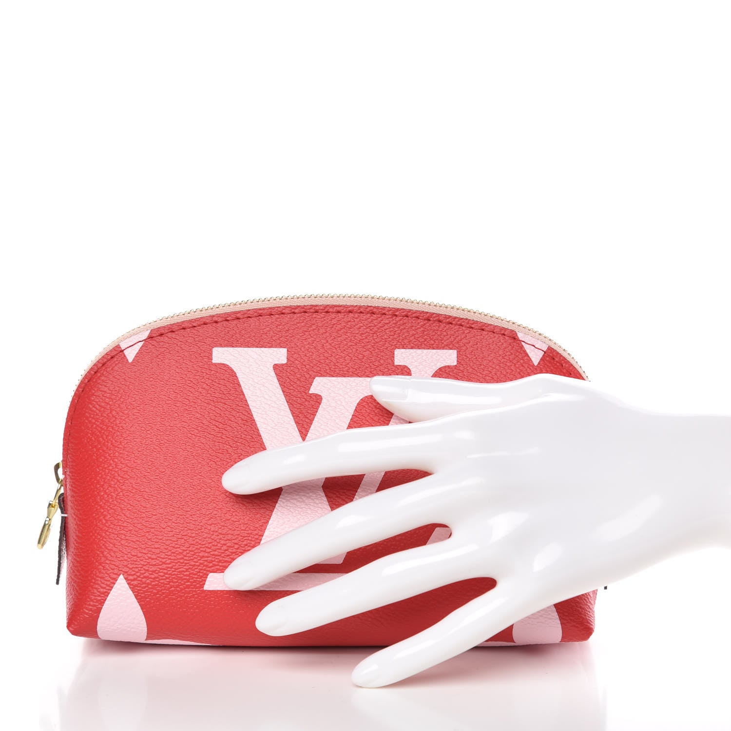 Louis Vuitton Monogram Giant Cosmetic Pouch Rouge 2 of 8