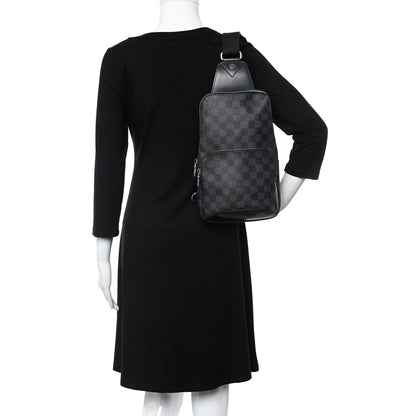 Louis Vuitton Damier Graphite Avenue Sling Backpack 2 of 10