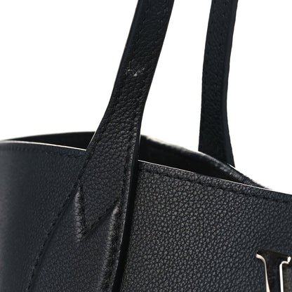 Louis Vuitton Calfskin Lockme Cabas Black 7 of 7