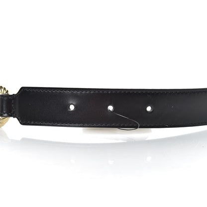 Gucci Calfskin Torchon Double G Chain 25mm Belt 85 34 Black 5 of 6