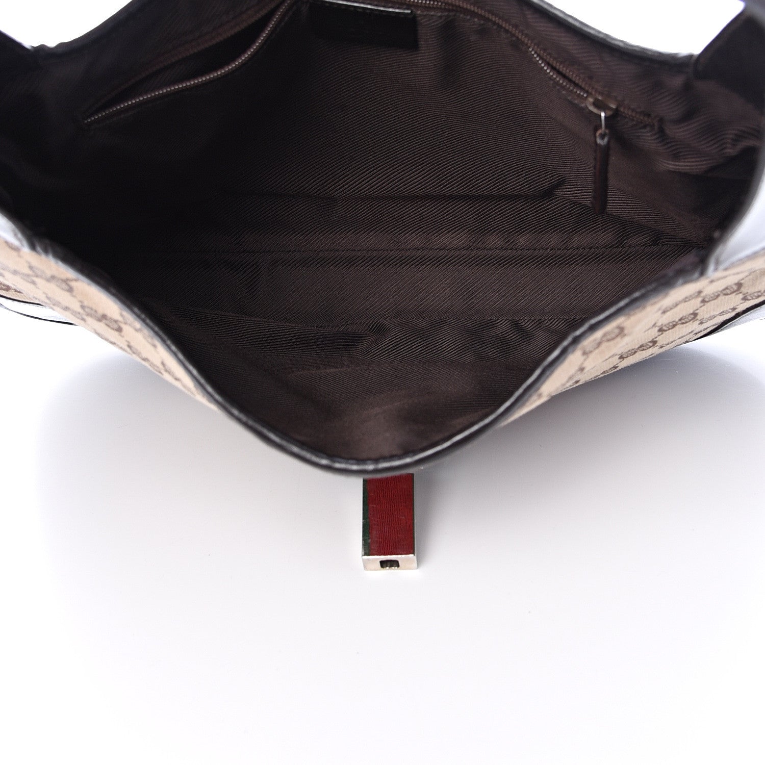 Gucci Monogram Web Jackie O Hobo Dark Brown 4 of 17