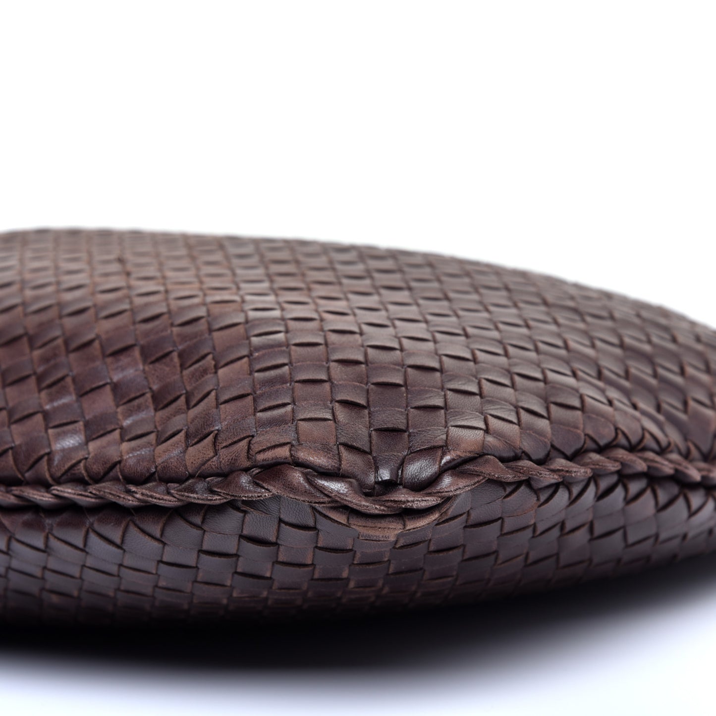 Nappa Intrecciato Large Veneta Hobo Ebano