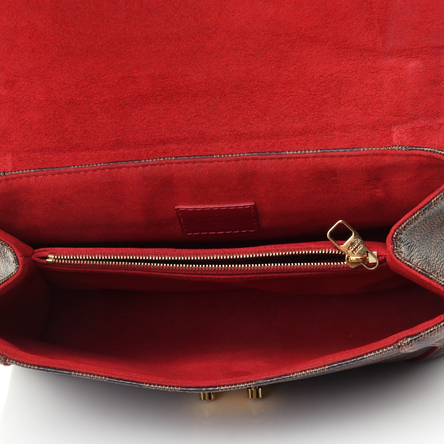 Louis Vuitton Damier Ebene Caissa Clutch Cherry 4 of 4