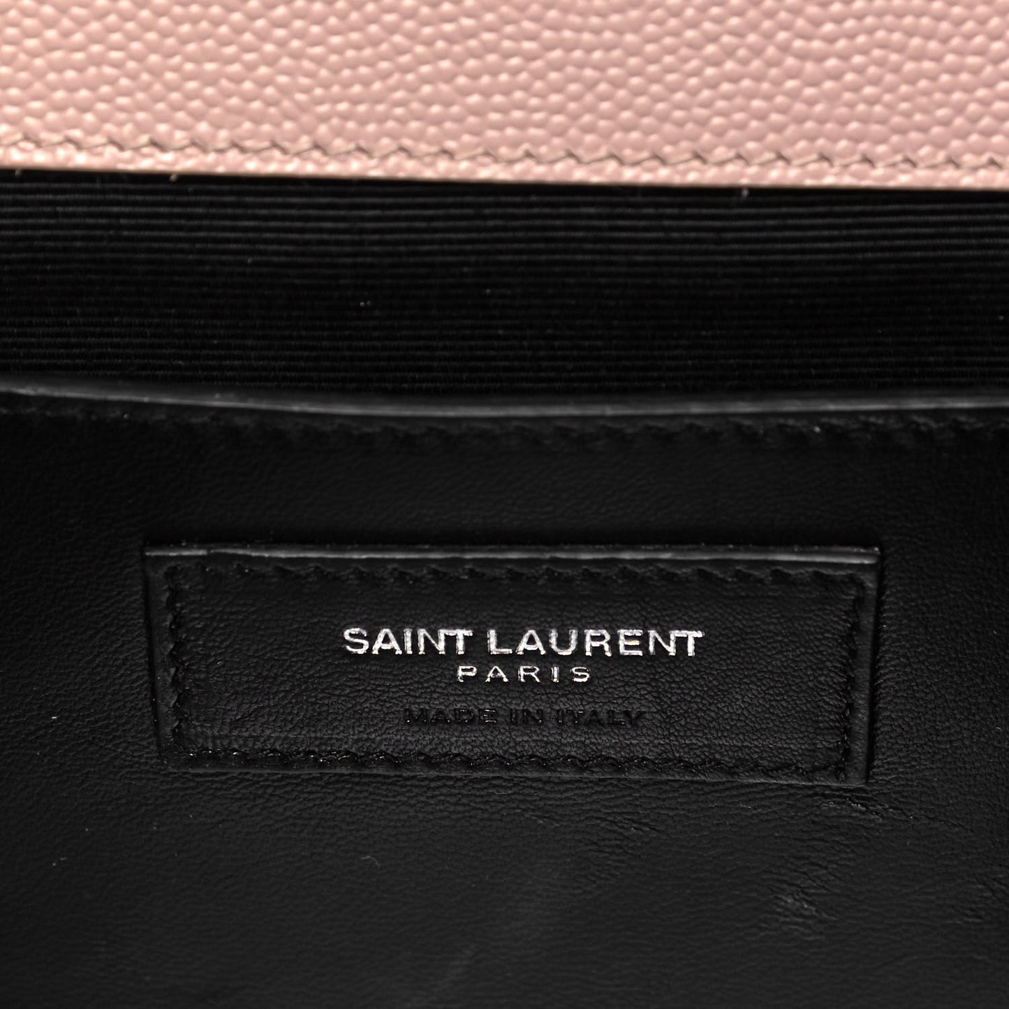 Grain De Poudre Textured Mixed Matelasse Medium Triquilt Monogram Satchel Marble Pink