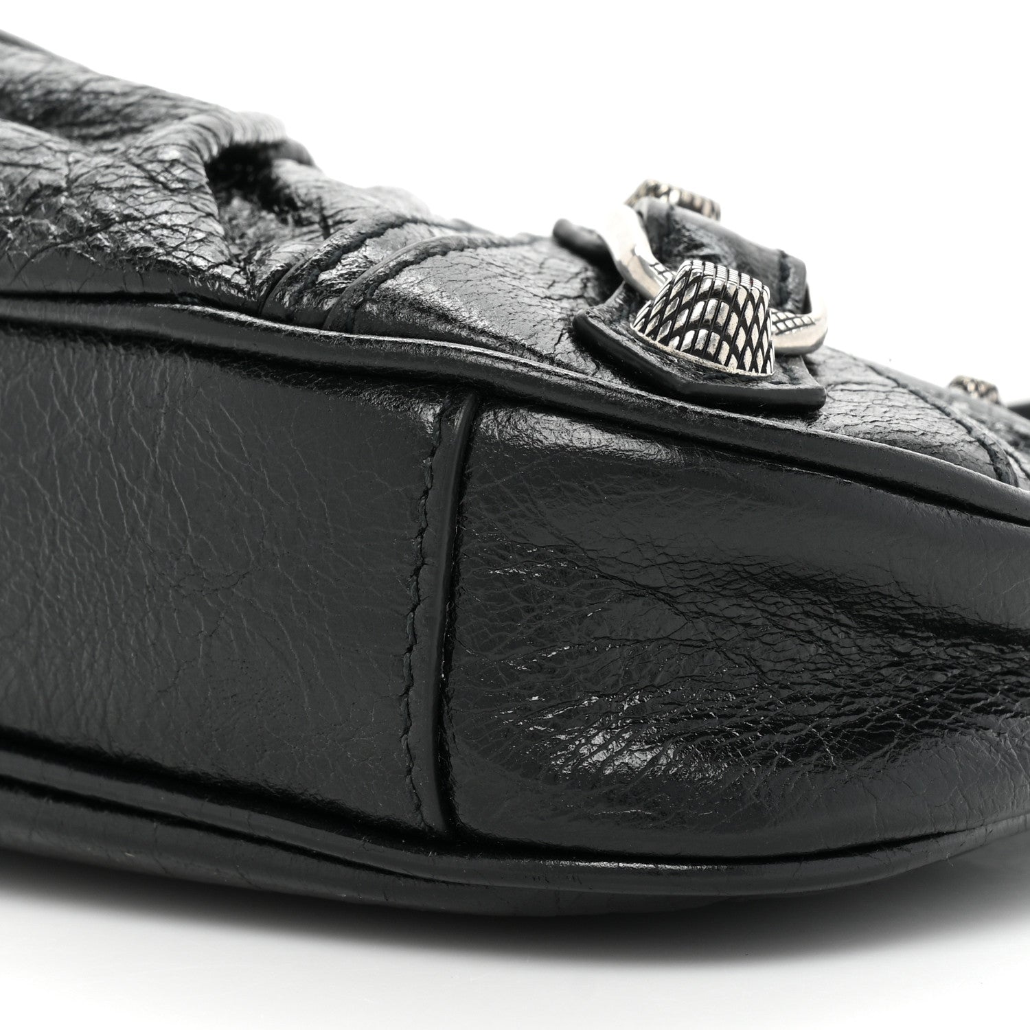 Balenciaga Agneau Arena Le Cagole Mini Purse With Chain Black 8 of 9