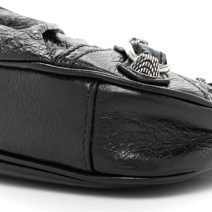 Balenciaga Agneau Arena Le Cagole Mini Purse With Chain Black 8 of 9