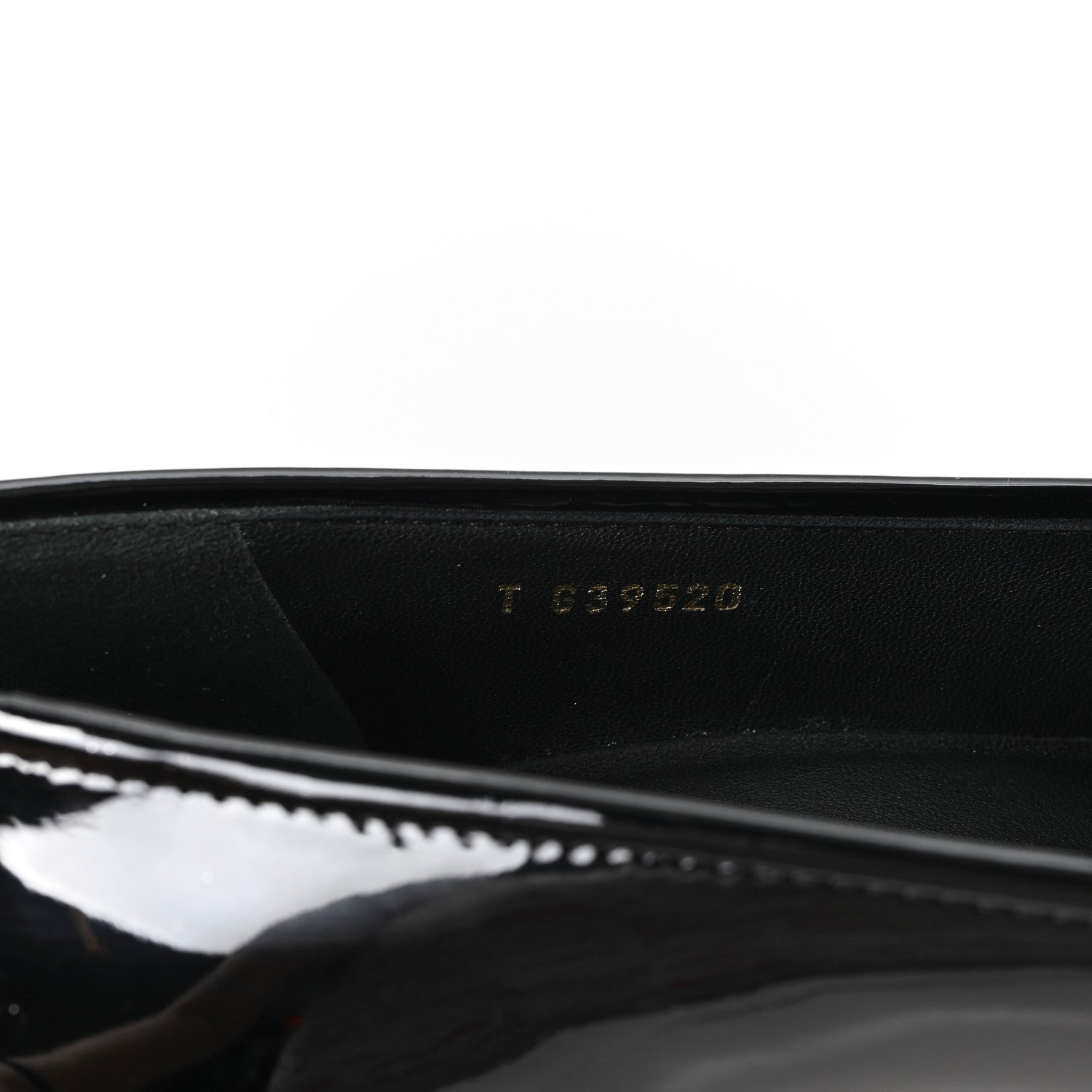 Chanel Patent Calfskin Metal CC Mocassin Loafers 38.5 Black 9 of 9