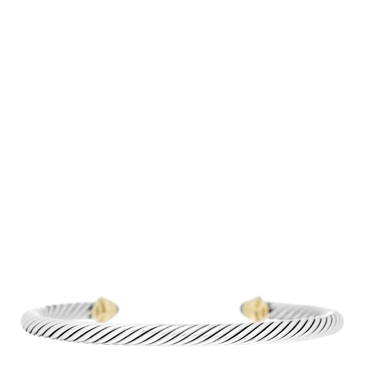Sterling Silver 18K Yellow Gold Blue Sapphire 4mm Cable Kids Birthstone Bracelet