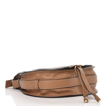 Chloe Calfskin Medium Marcie Round Crossbody Bag Nut 4 of 10
