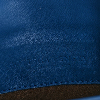 Bottega Veneta Nappa Intrecciato Small Chain Crossbody Blue 7 of 14