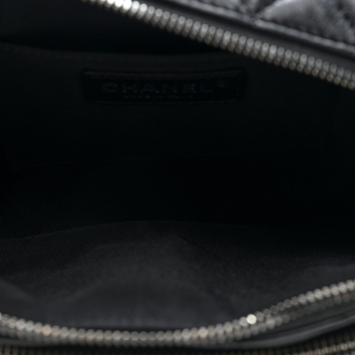 Chanel Calfskin Quilted Waist Bag Black 4 of 9