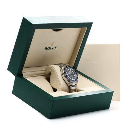 Rolex Stainless Steel 40mm Oyster Perpetual Date GMT Master II Batman Watch Black 116710BLNR 5 of 5