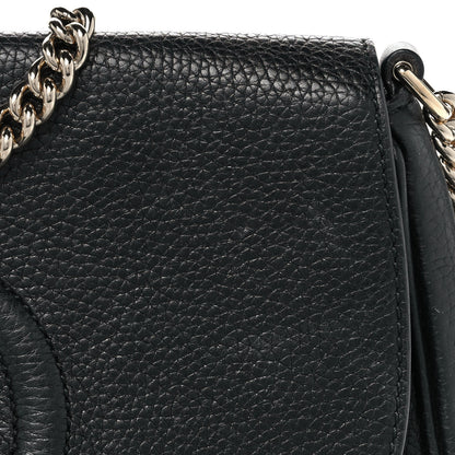 Gucci Pebbled Calfskin Medium Soho Flap Crossbody Black 13 of 13