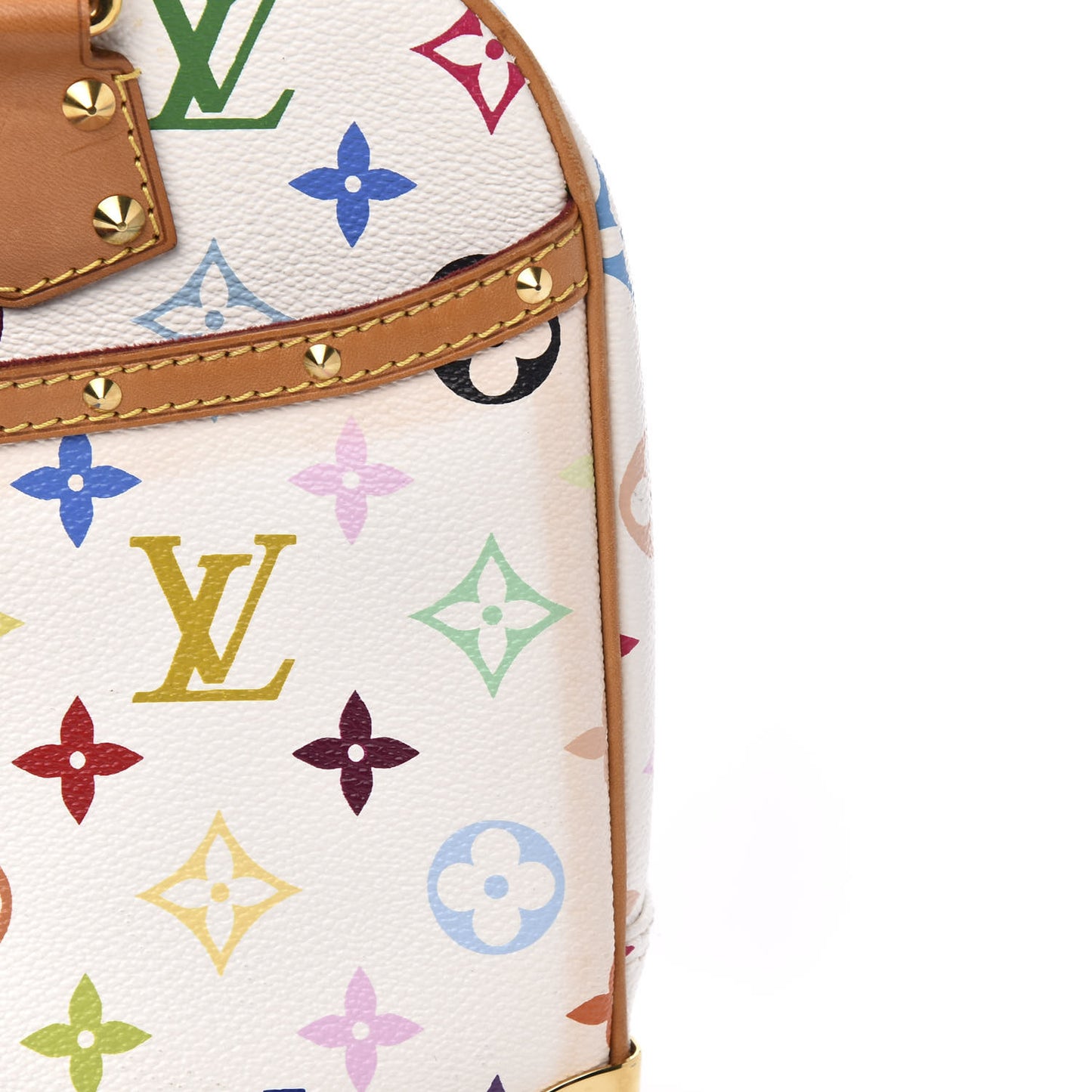 Monogram Multicolor Trouville White