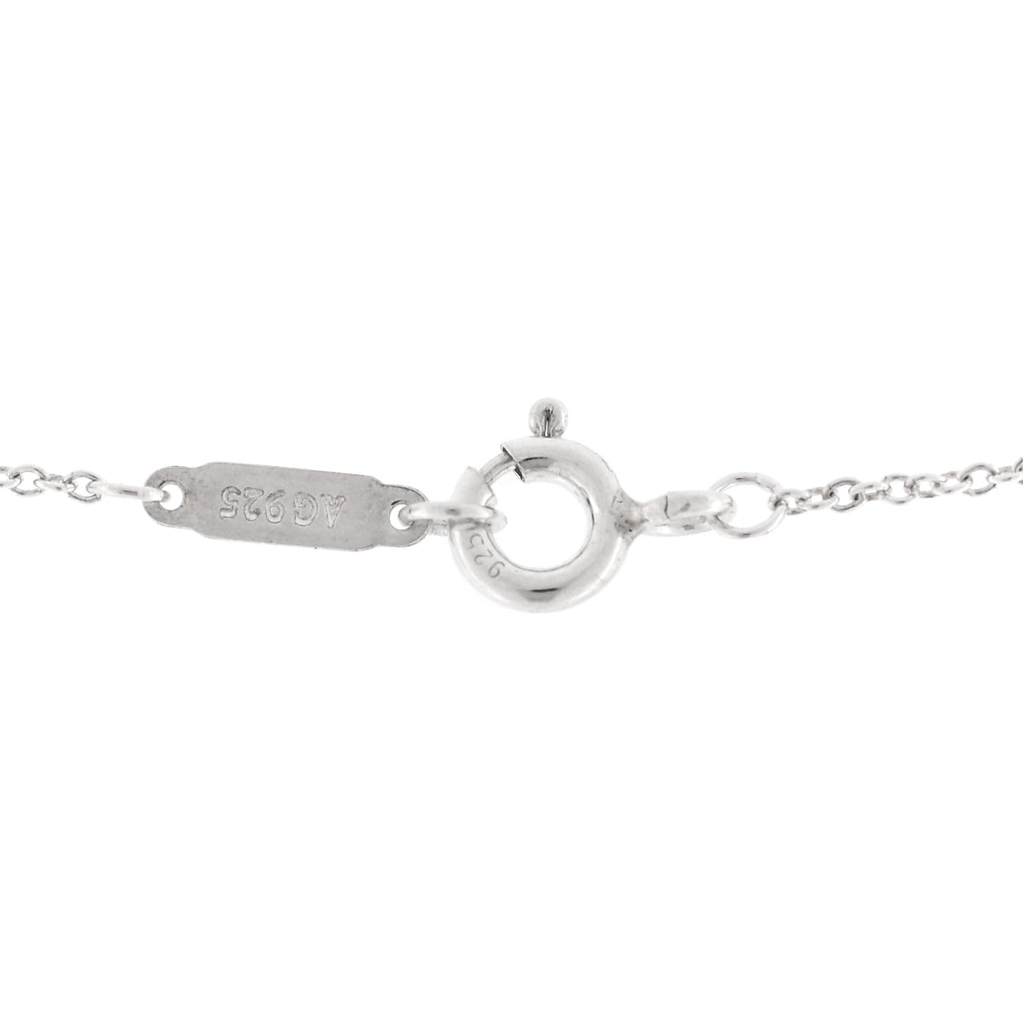 Sterling Silver Diamond Small Daisy Key Pendant Necklace