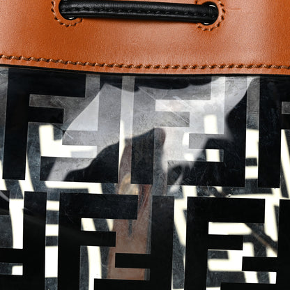 Fendi TPU FF Vitello Aura F is Fendi Grande Mon Tresor Bucket Bag Black Cuoio 20 of 23