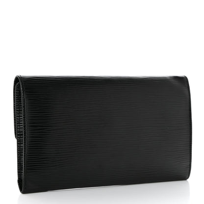 Louis Vuitton Epi Porte Tresor International Wallet Black 3 of 8