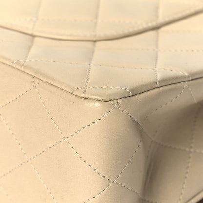 Chanel Lambskin Quilted Small Double Flap Beige 11 of 13