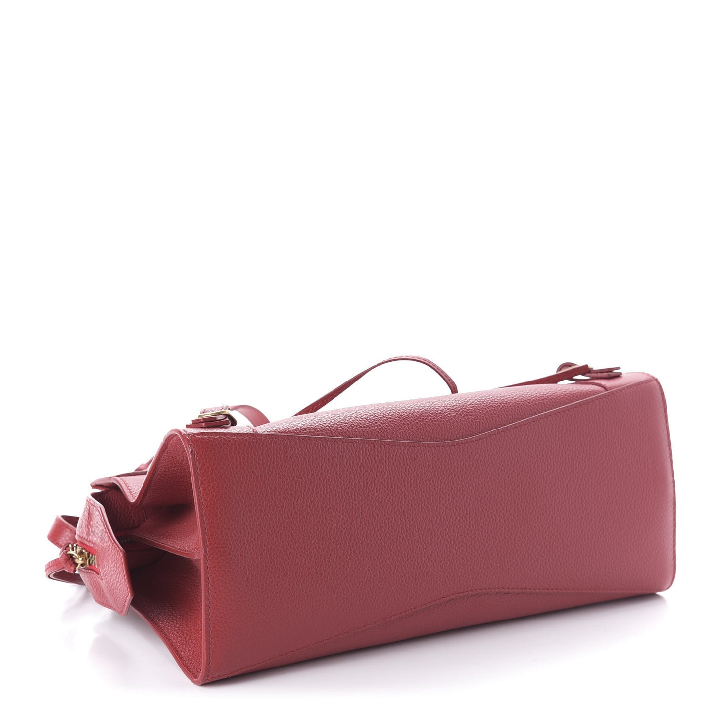Grained Calfskin Neo Classic Gold Hardware S City Medium Red