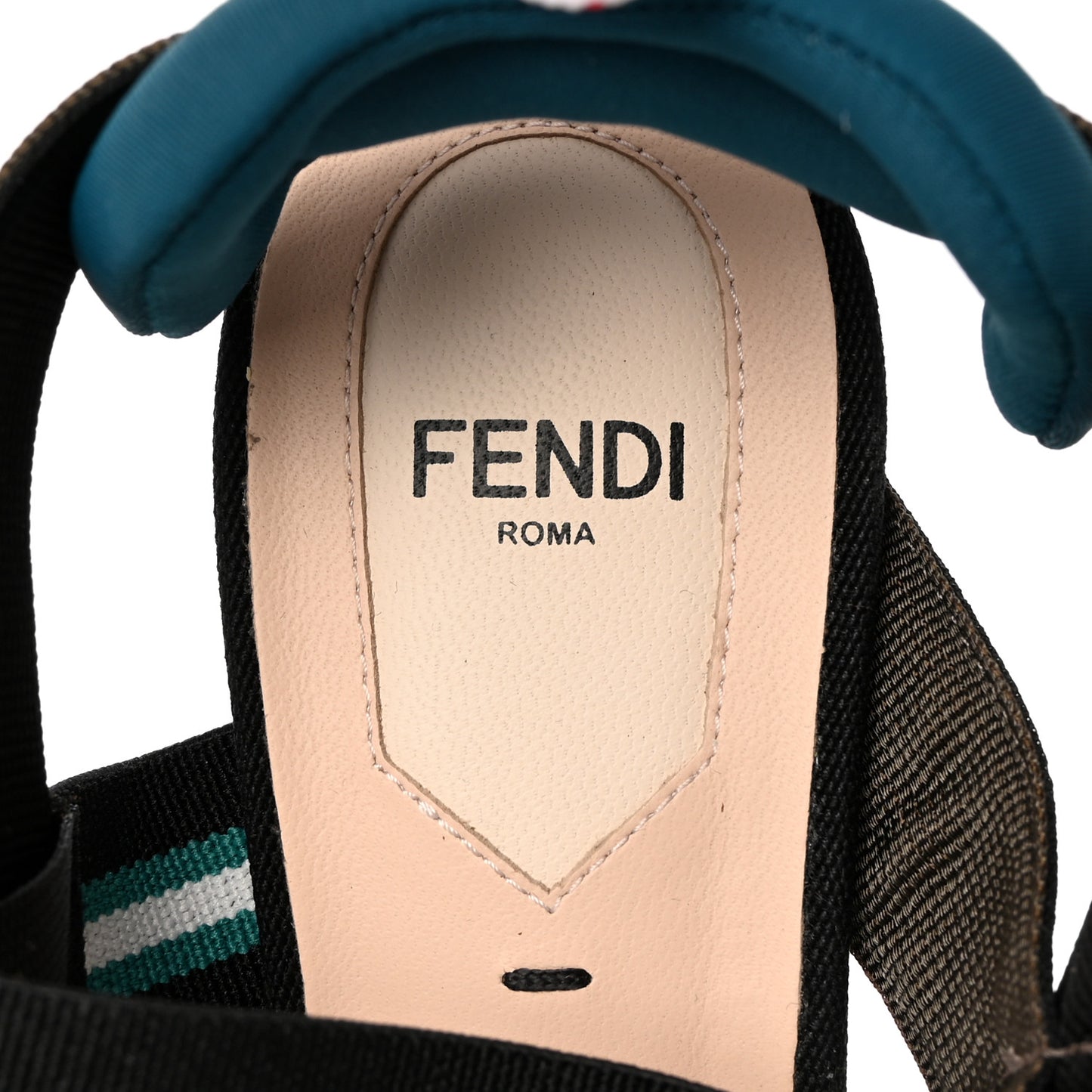 Technical Mesh Colibri 55mm Slingback Pumps 37 Black Verde Military