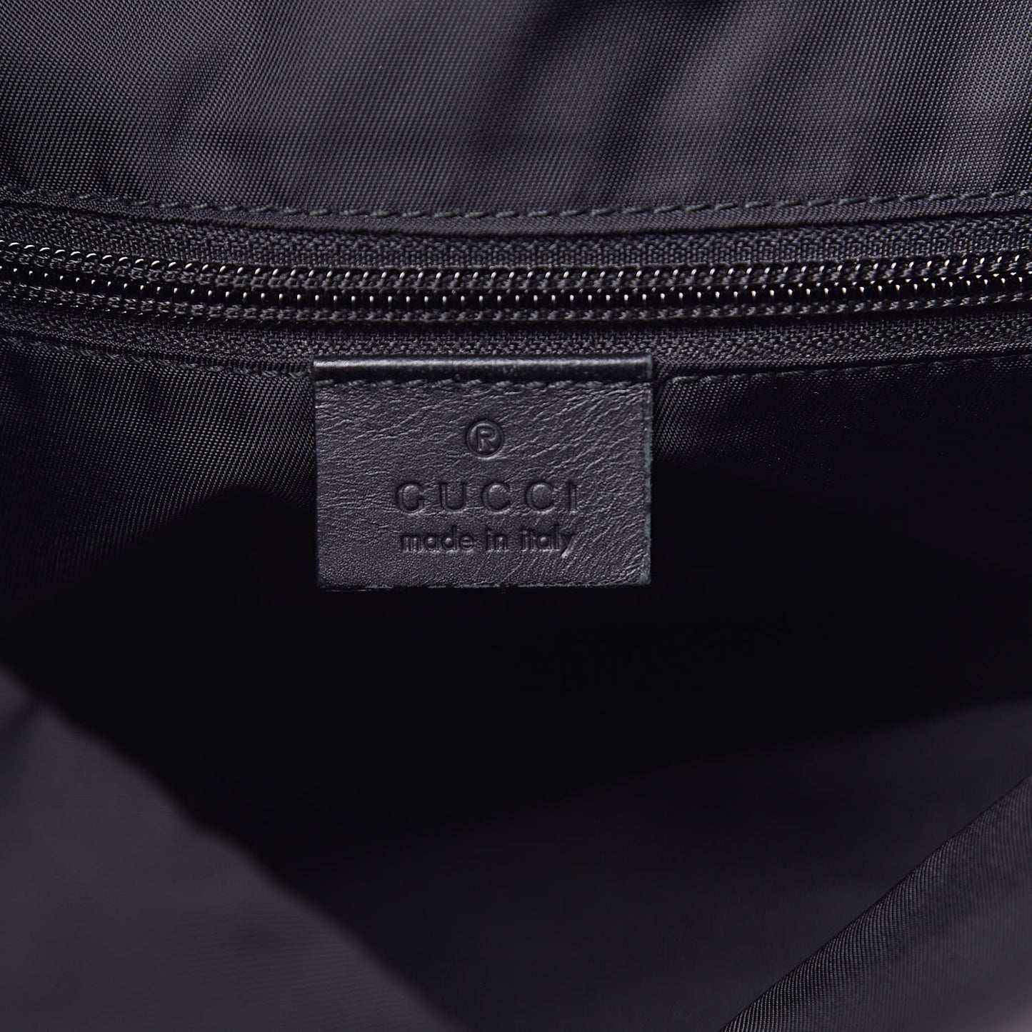 Techno Canvas Web Single Buckle Backpack Black