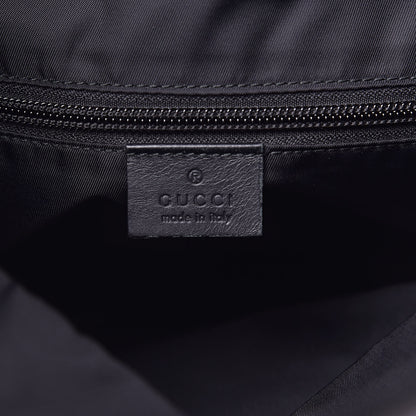 Gucci Techno Canvas Web Single Buckle Backpack Black 6 of 14