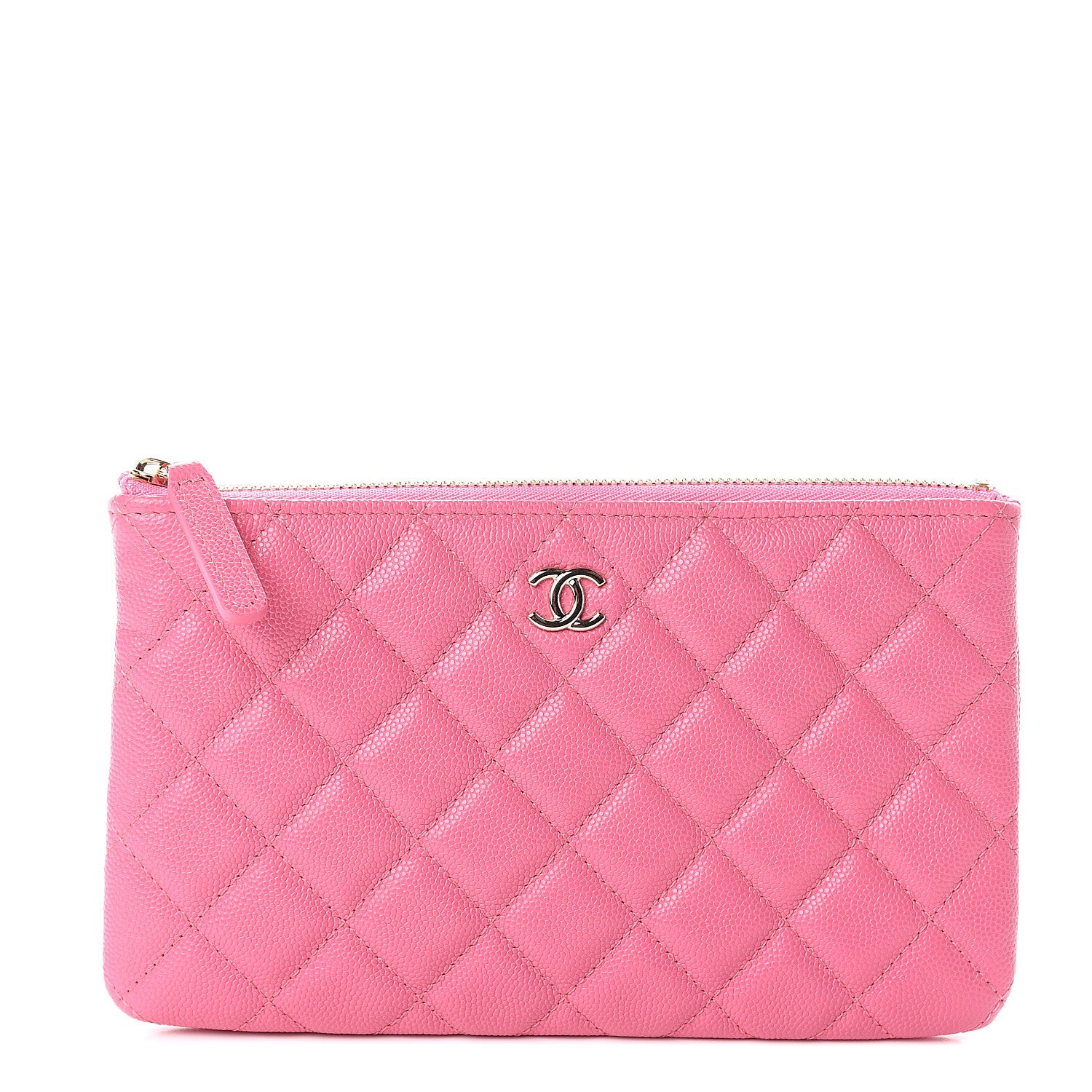 Chanel Caviar Quilted Small Pouch Pink 1 of 6