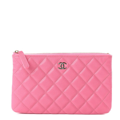 Chanel Caviar Quilted Small Pouch Pink 1 of 6