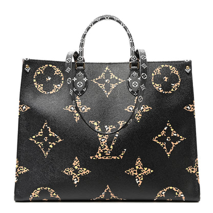 Louis Vuitton Monogram Giant Jungle Onthego GM Black 1 of 11