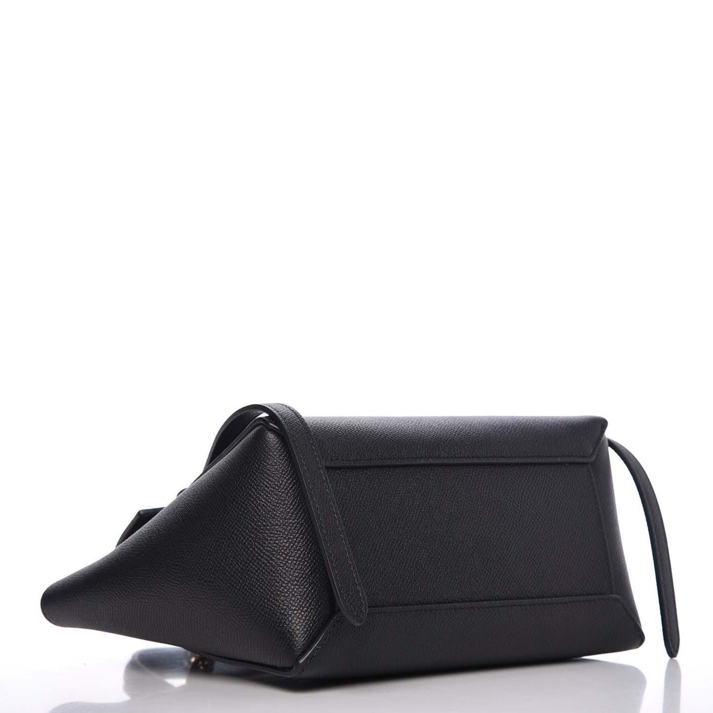 Grained Calfskin Nano Belt Bag Black