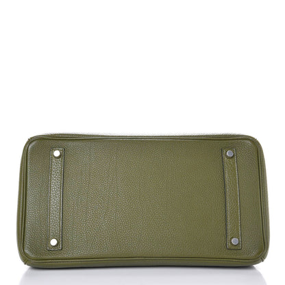 Hermes Togo Birkin 35 Vert Veronese 6 of 37