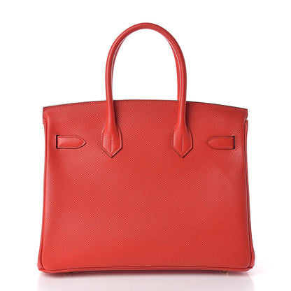 Hermes Epsom Birkin 30 Rouge De Coeur 4 of 31