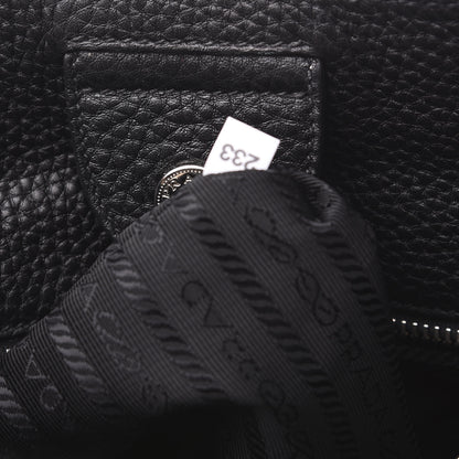 Prada Vitello Daino Shopping Tote Black 7 of 10