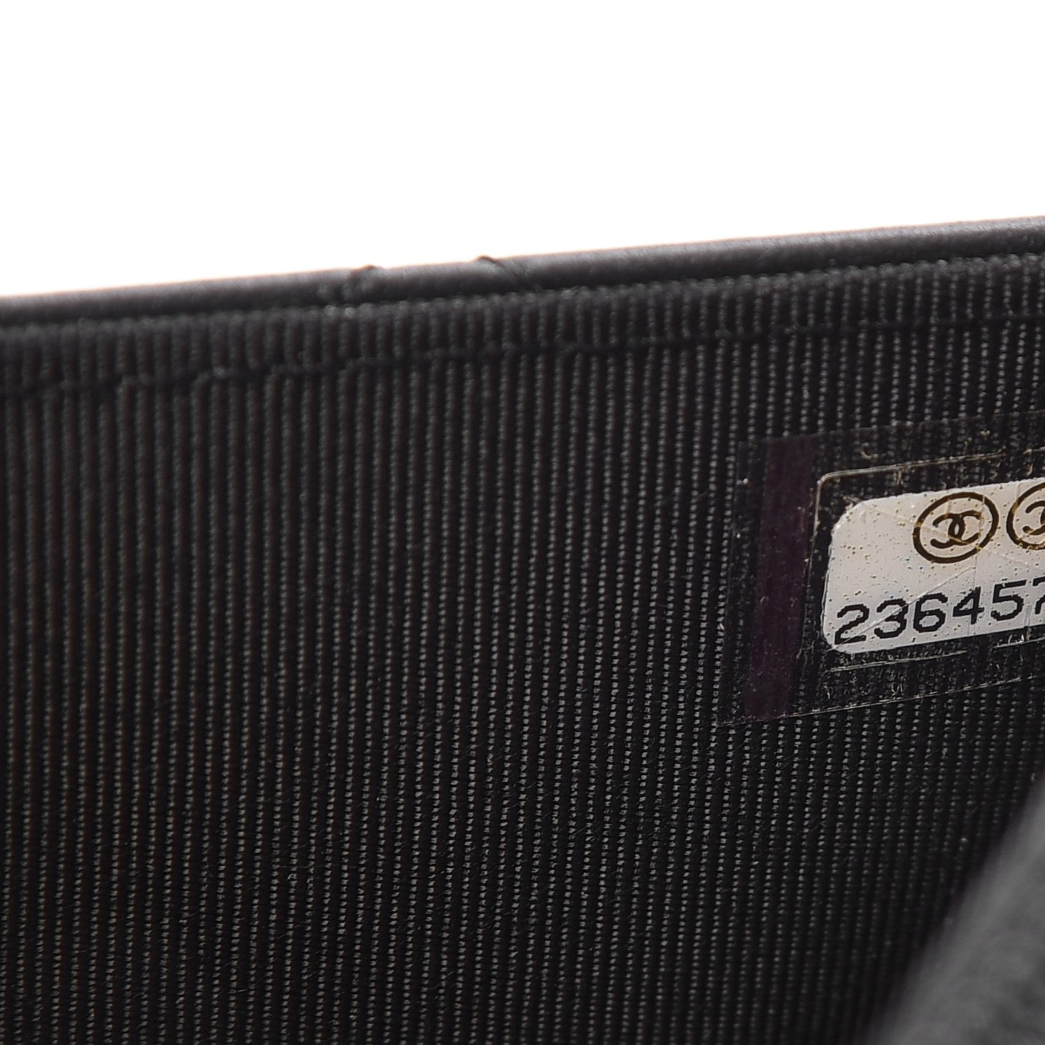 Chanel Lambskin Quilted Wallet On Chain WOC Black 8 of 11