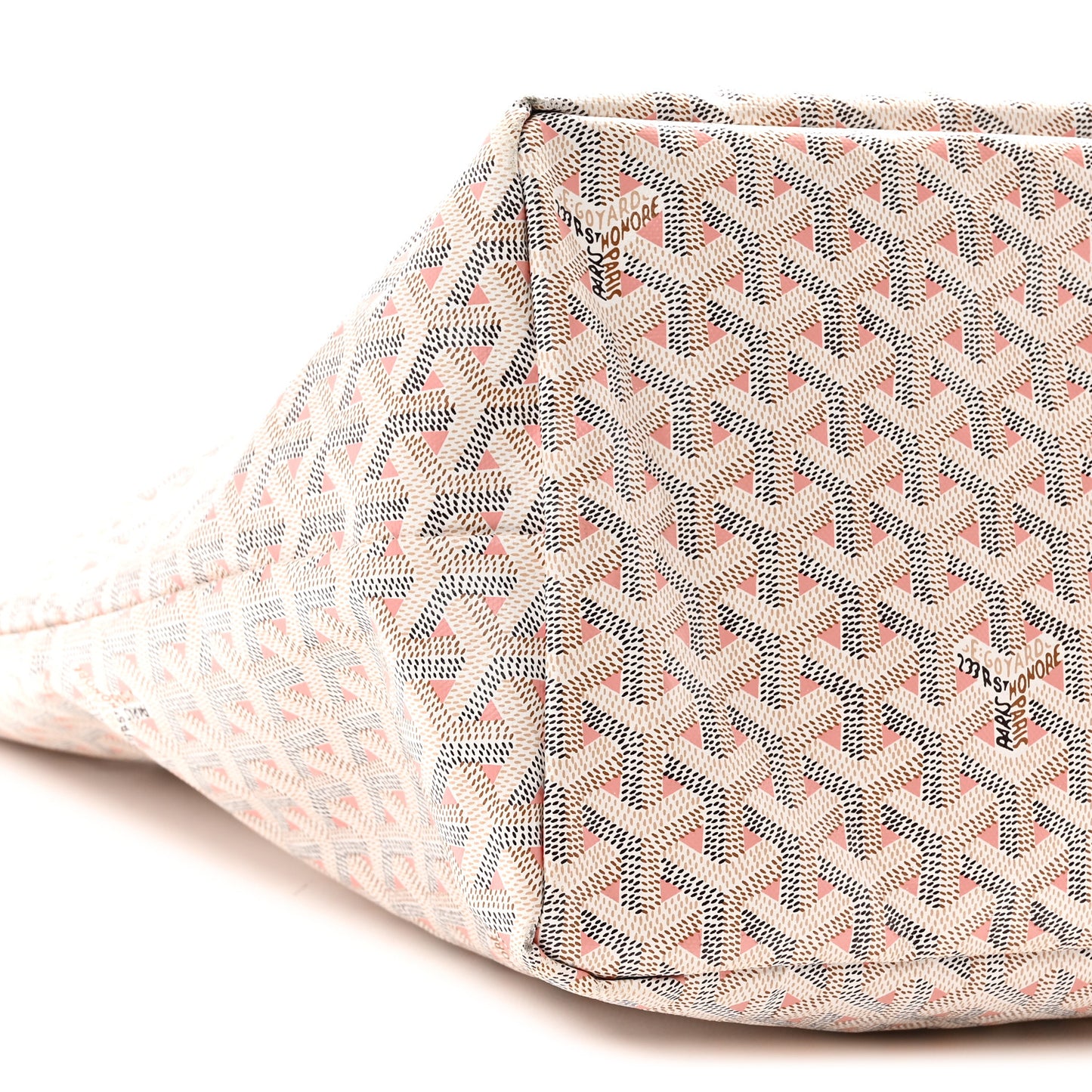 Goyardine Saint Louis Claire Voie GM White Pink