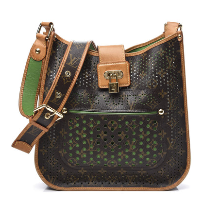 Louis Vuitton Monogram Perforated Musette Green 1 of 8