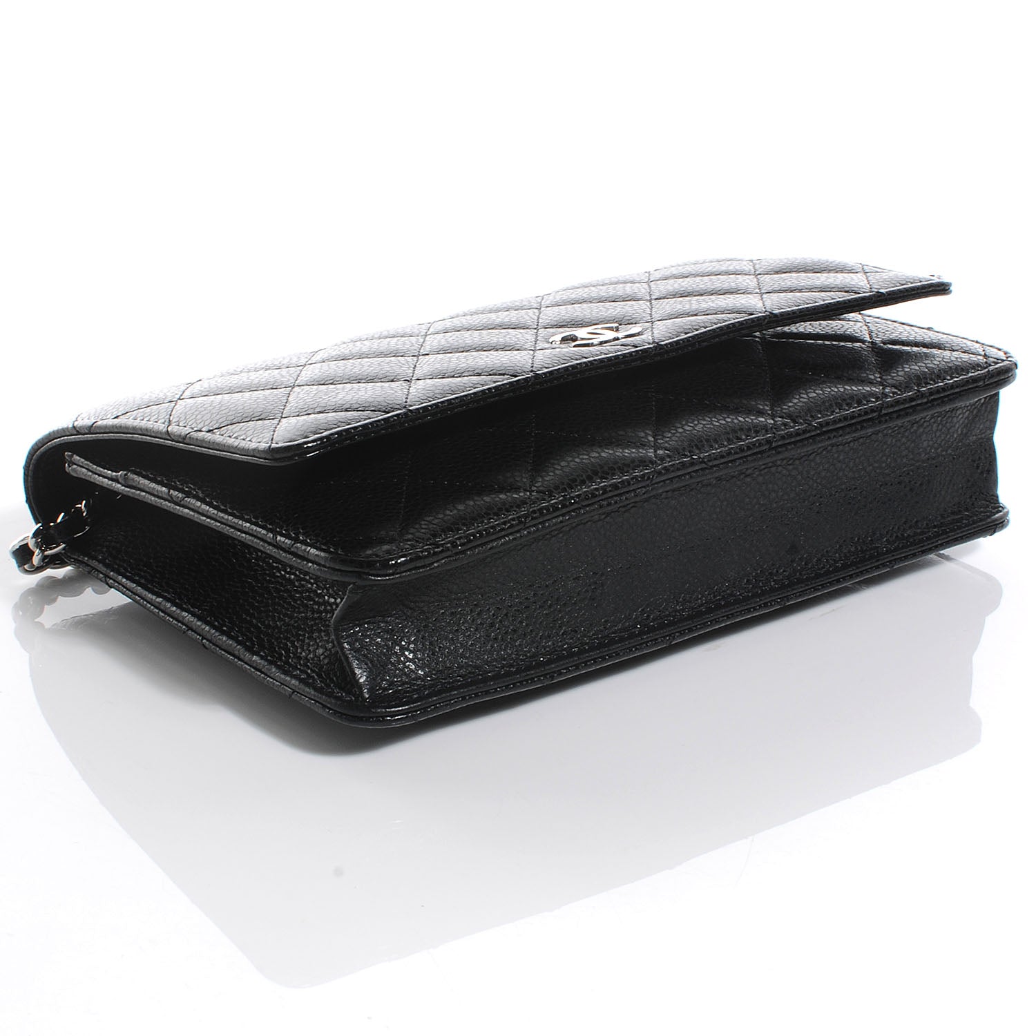 Chanel Caviar Wallet on Chain WOC Black 4 of 8
