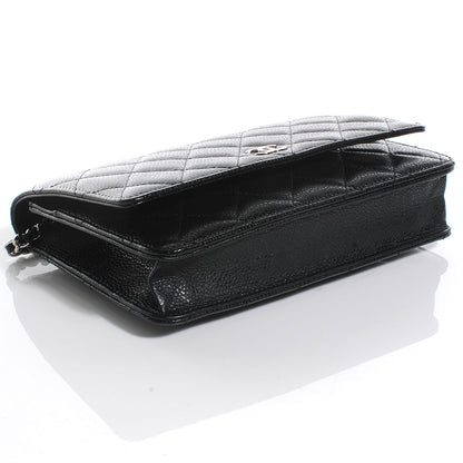 Chanel Caviar Wallet on Chain WOC Black 4 of 8