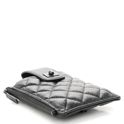 Chanel Aged Calfskin Quilted Reissue Phone Holder With Chain Bag So Black 4 of 10