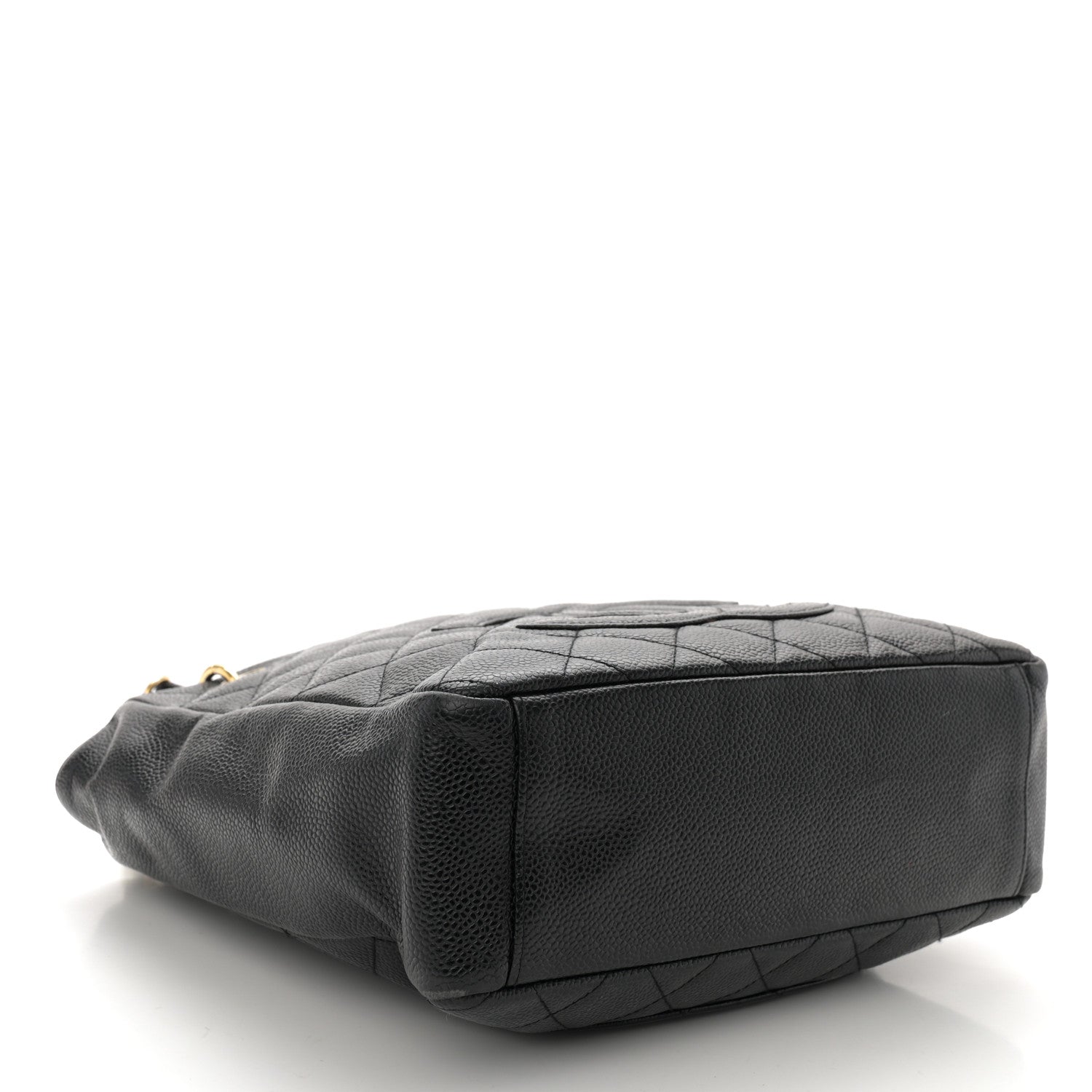 Chanel Caviar Quilted Petit Shopping Tote PST Black 4 of 12