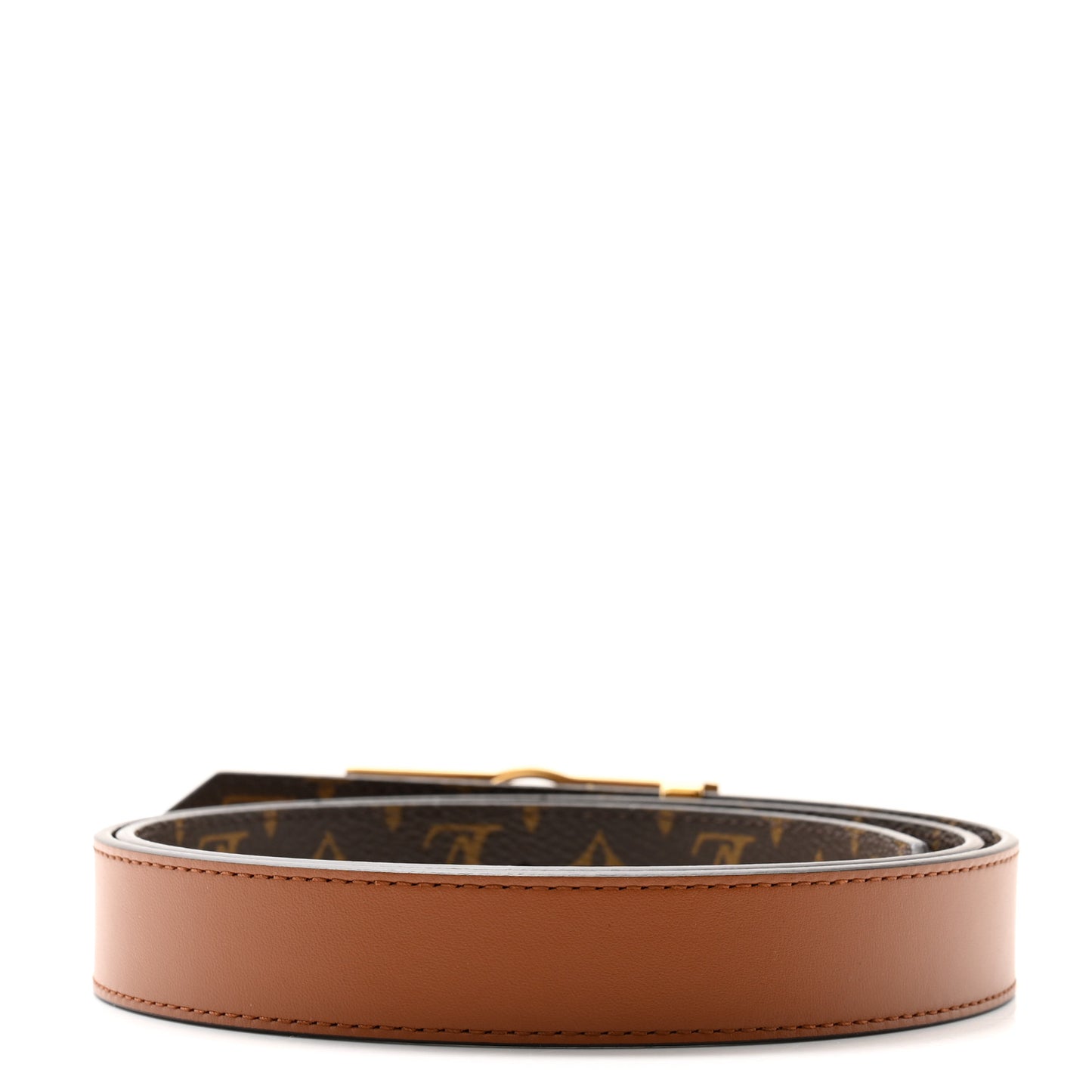 Monogram 25mm Dauphine Reversible Belt 90 36 Tan