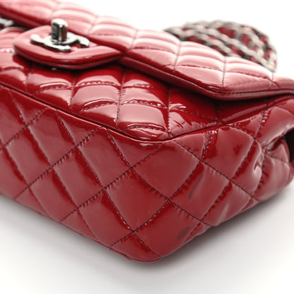 Chanel Patent Calfskin Quilted Mini Rectangular Flap Red 10 of 23